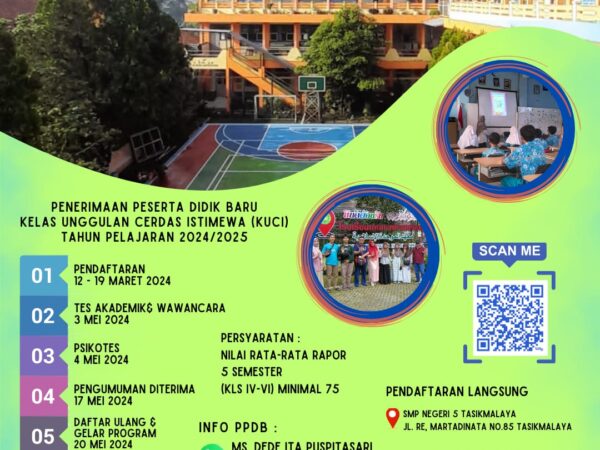 PENERIMAAN PESERTA DIDIK BARU KELAS UNGGULAN CERDAS ISTIMEWA